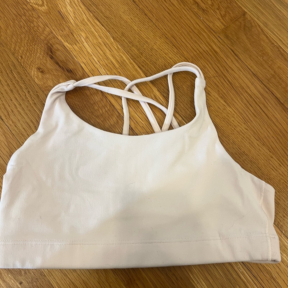 Light pink Athleta sports bra